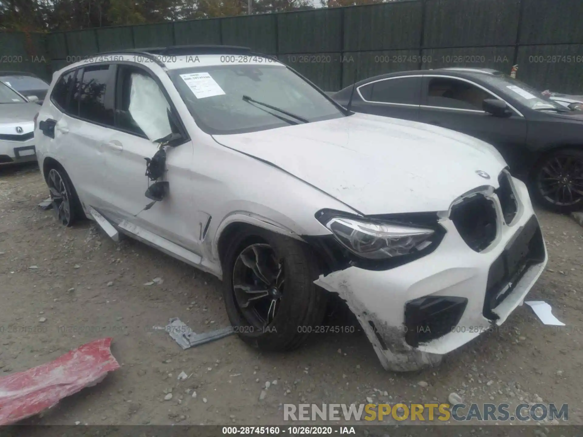 6 Photograph of a damaged car 5YMTS0C06LLT10019 BMW X3 M 2020