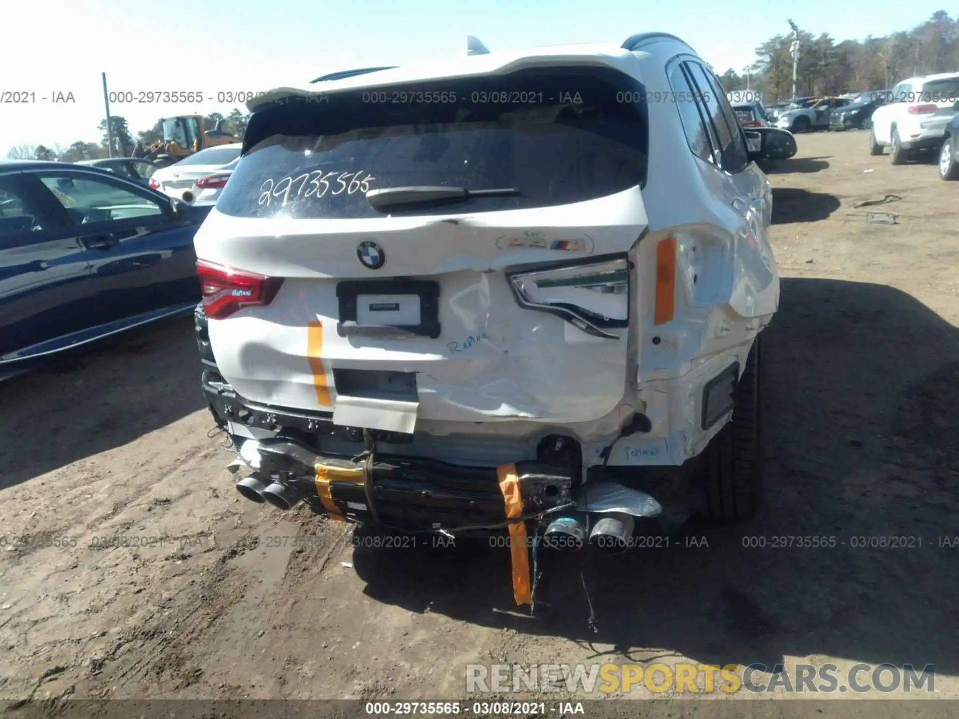 6 Photograph of a damaged car 5YMTS0C0XL9B31613 BMW X3 M 2020