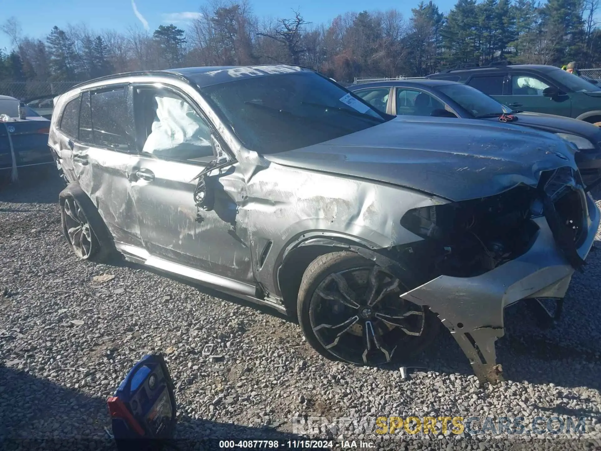 1 Photograph of a damaged car 5YMTS0C05M9F05336 BMW X3 M 2021