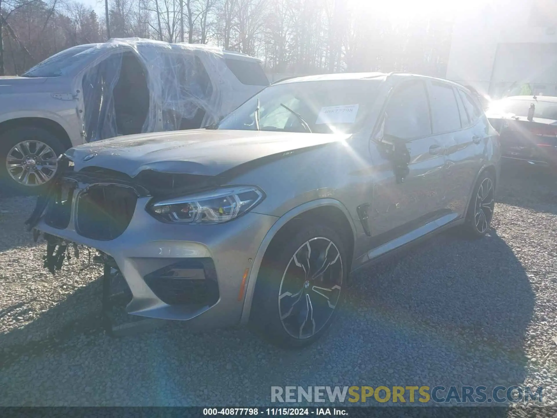 2 Photograph of a damaged car 5YMTS0C05M9F05336 BMW X3 M 2021