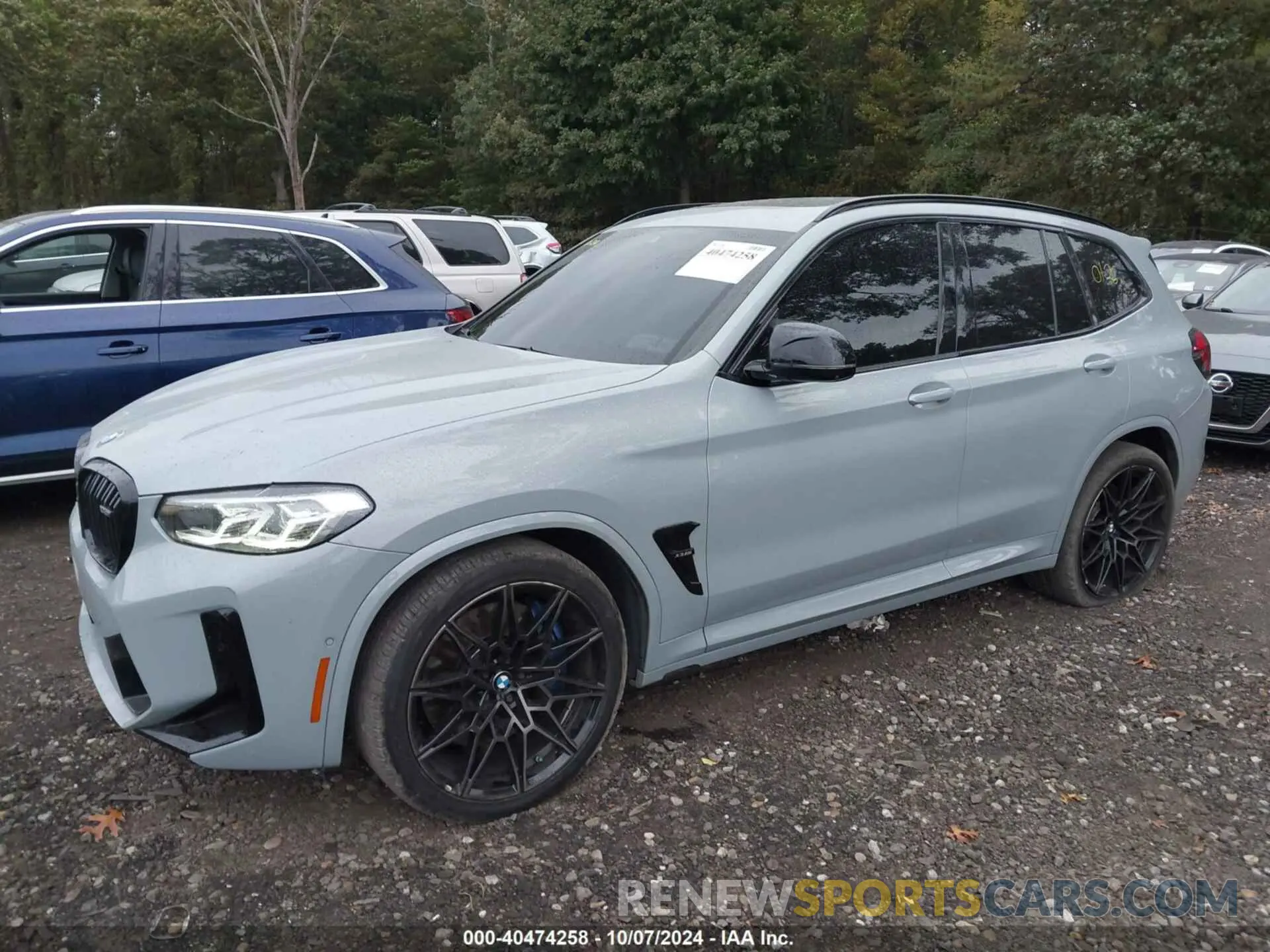 2 Photograph of a damaged car 5YM13EC05N9J89470 BMW X3 M 2022