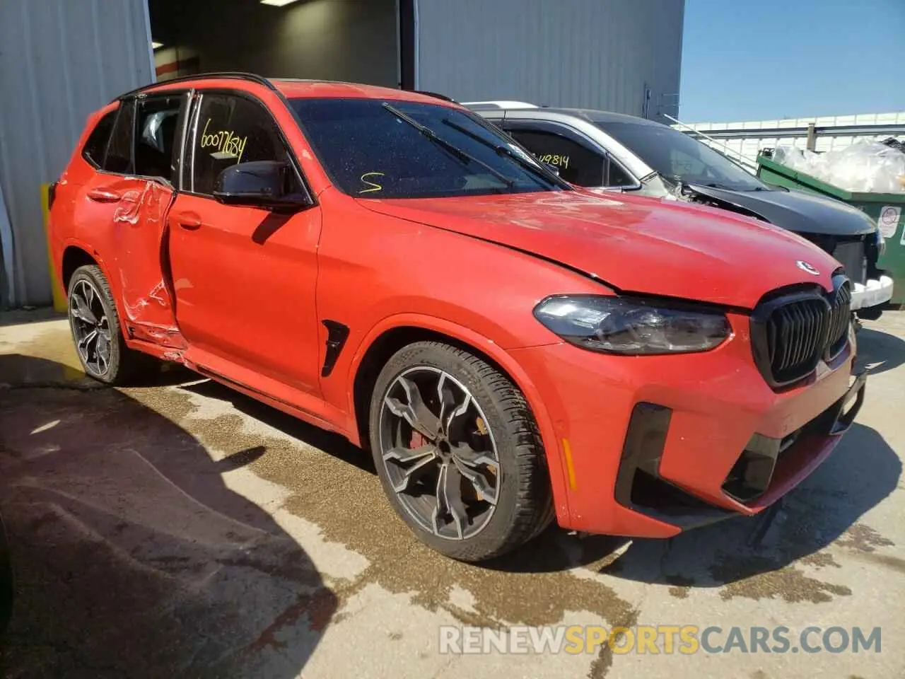 4 Photograph of a damaged car 5YM13EC0XP9R08389 BMW X3 M 2023