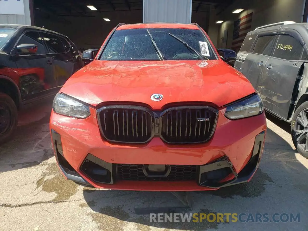 5 Photograph of a damaged car 5YM13EC0XP9R08389 BMW X3 M 2023