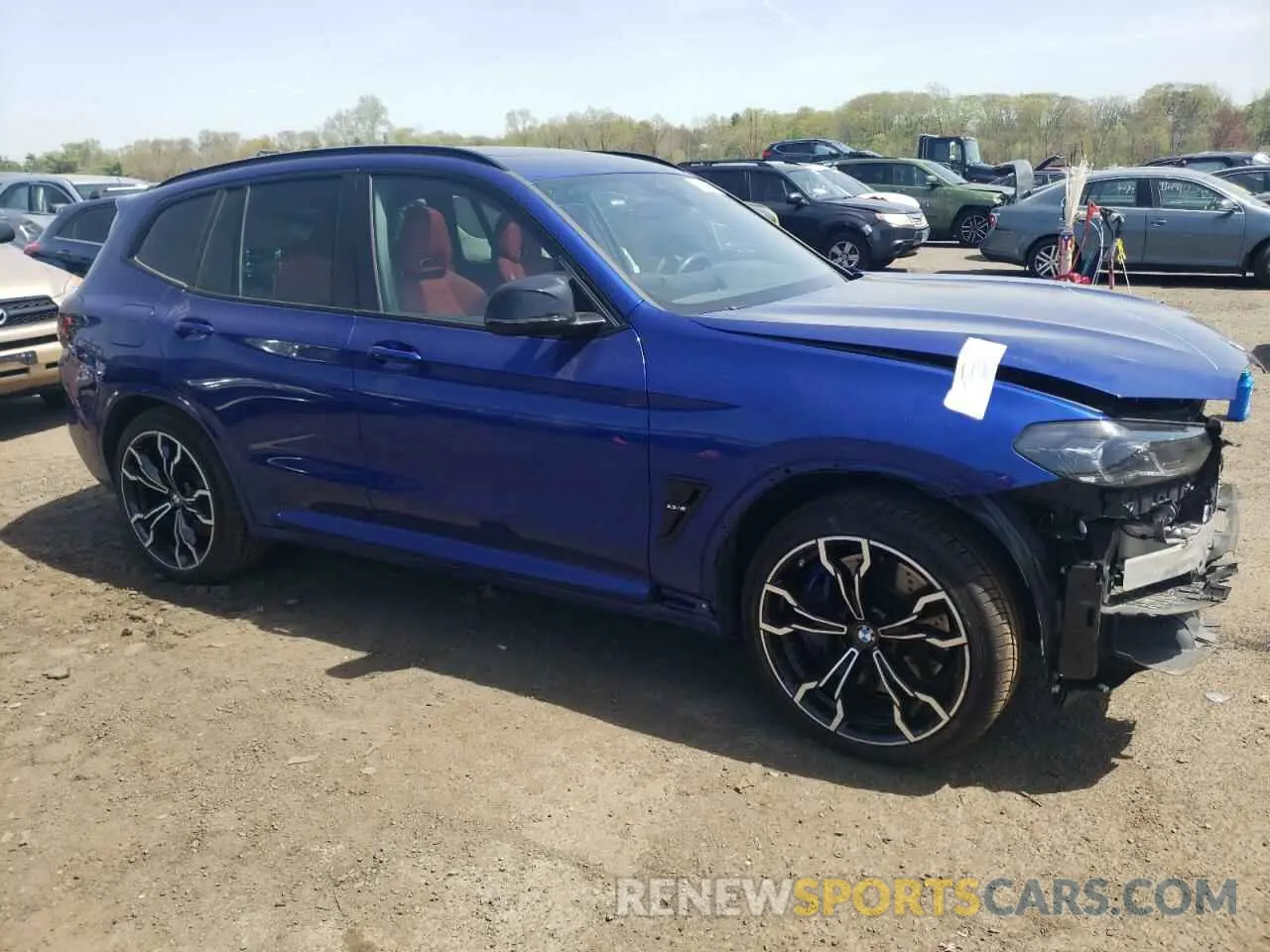4 Photograph of a damaged car 5YM13EC03R9U77834 BMW X3 M 2024