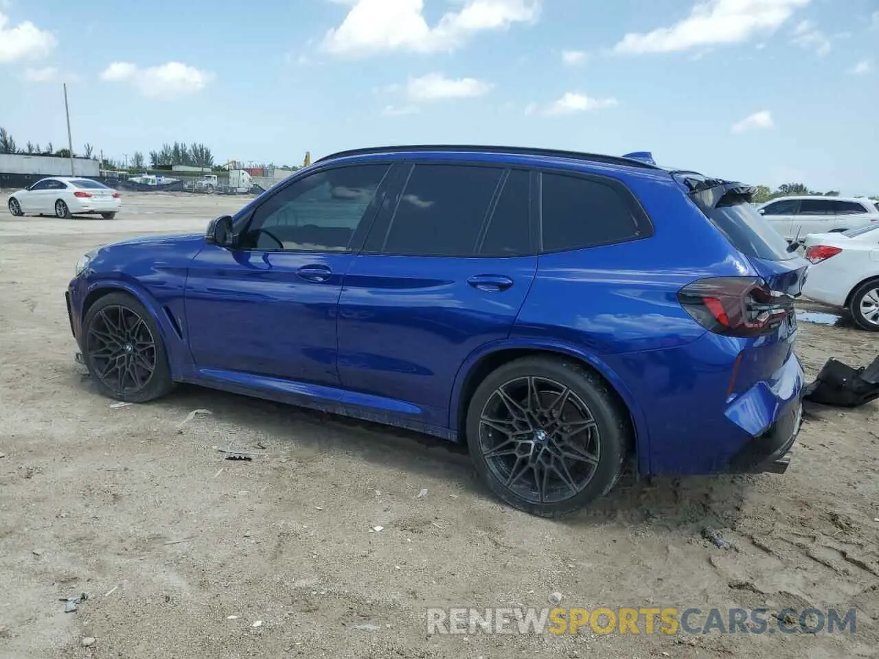 2 Photograph of a damaged car 5YM13EC04R9U76210 BMW X3 M 2024