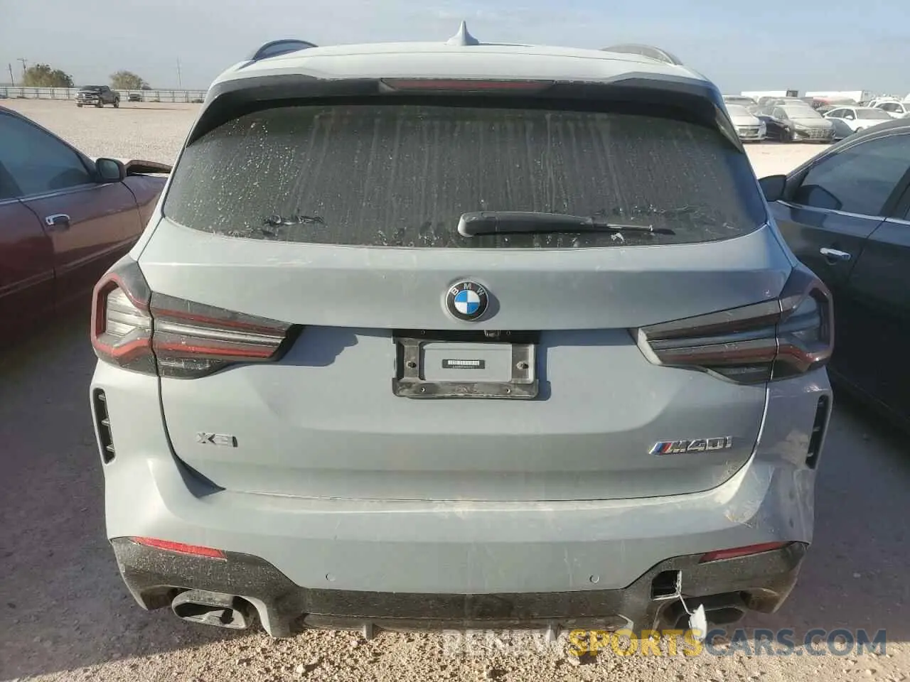 6 Photograph of a damaged car 5UX83DP01N9L87327 BMW X3 M40I 2022
