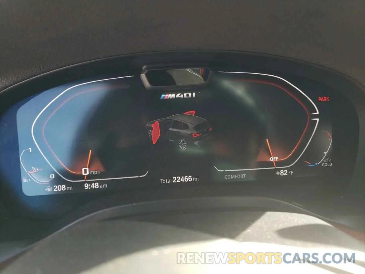 9 Photograph of a damaged car 5UX83DP01N9L87327 BMW X3 M40I 2022