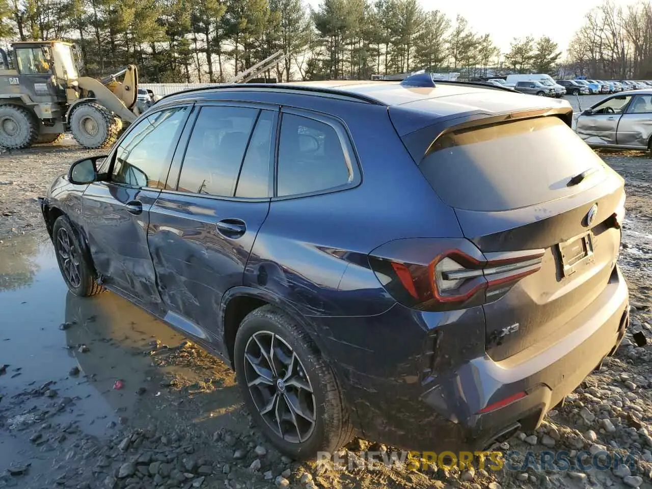 2 Photograph of a damaged car 5UX83DP04N9M78267 BMW X3 M40I 2022