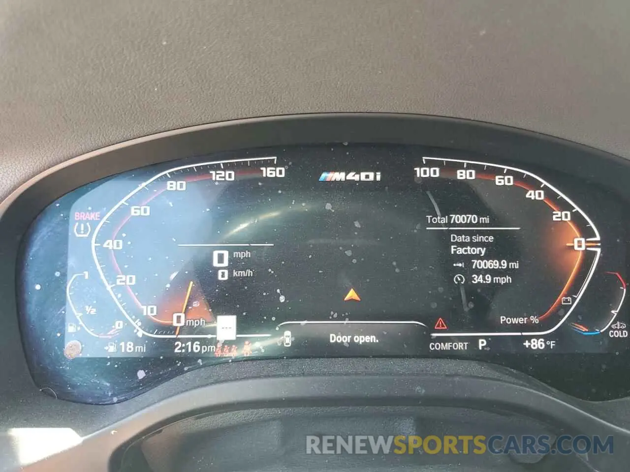 9 Photograph of a damaged car 5UX83DP06N9J37372 BMW X3 M40I 2022