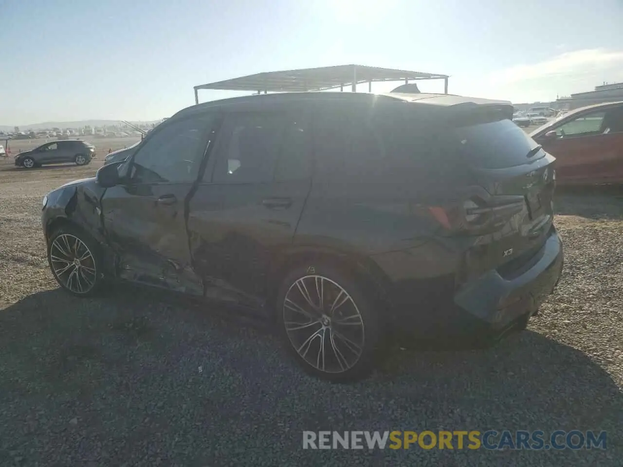 2 Photograph of a damaged car 5UX83DP06N9K23653 BMW X3 M40I 2022