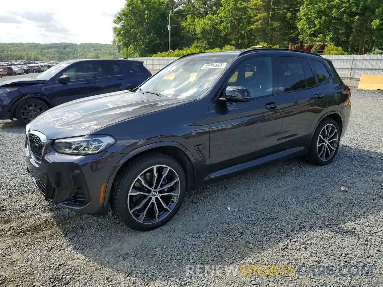 1 Photograph of a damaged car 5UX83DP08N9J59843 BMW X3 M40I 2022