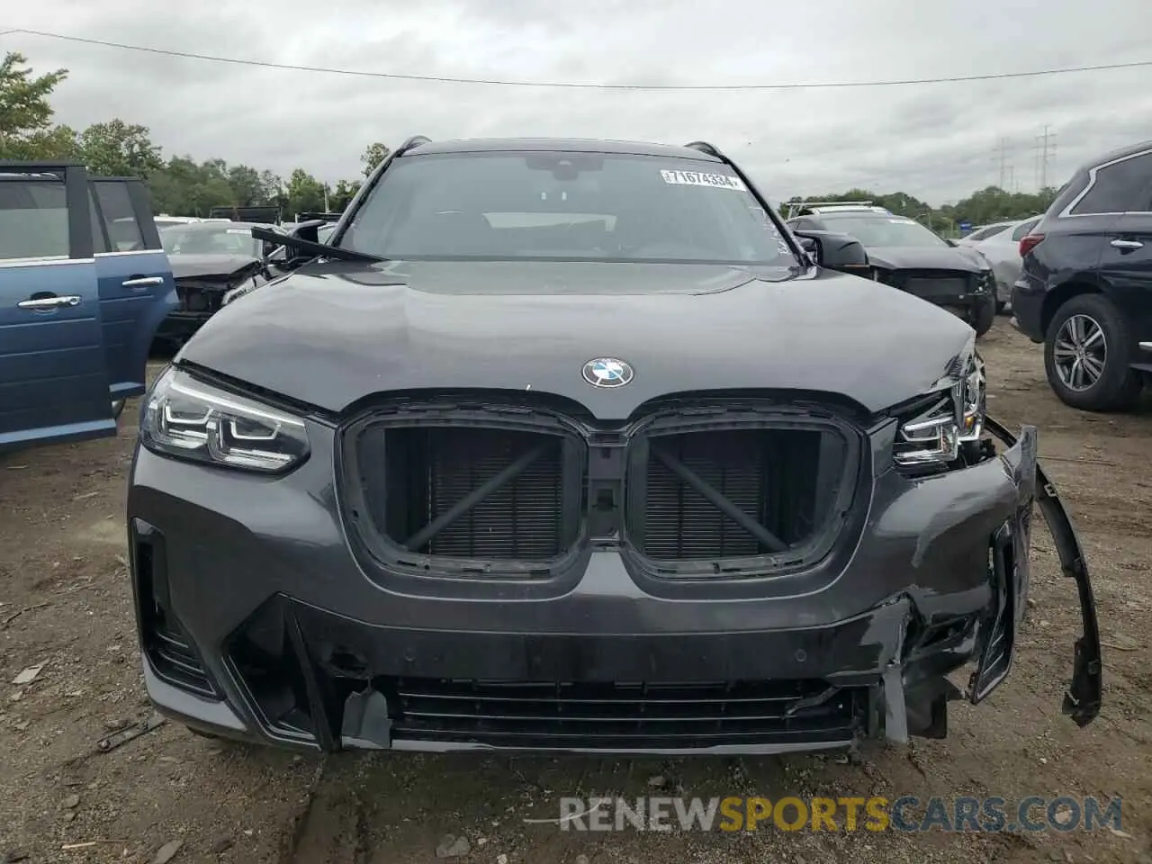 5 Photograph of a damaged car 5UX83DP08N9J91224 BMW X3 M40I 2022