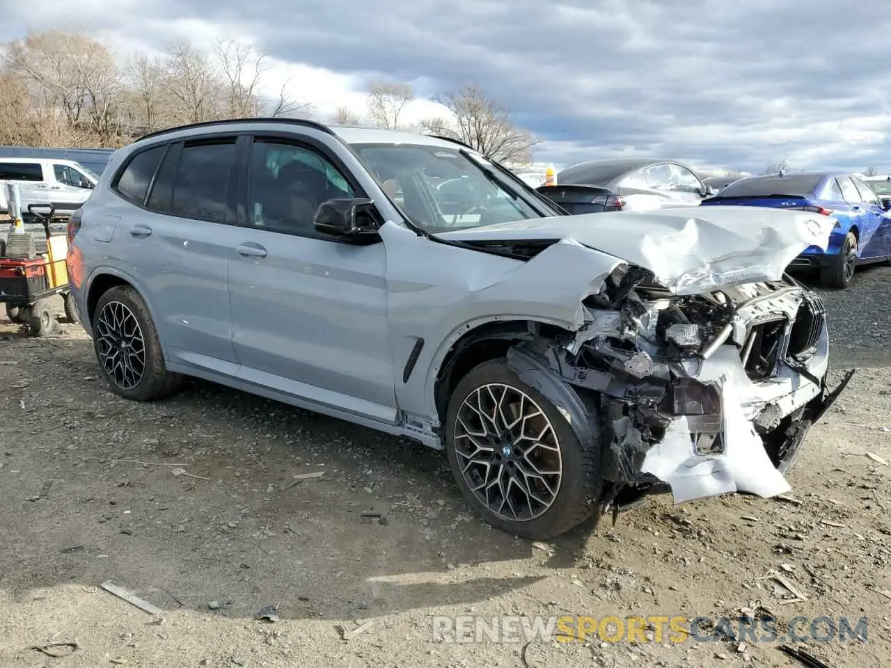 4 Photograph of a damaged car 5UX83DP01R9W43956 BMW X3 M40I 2024