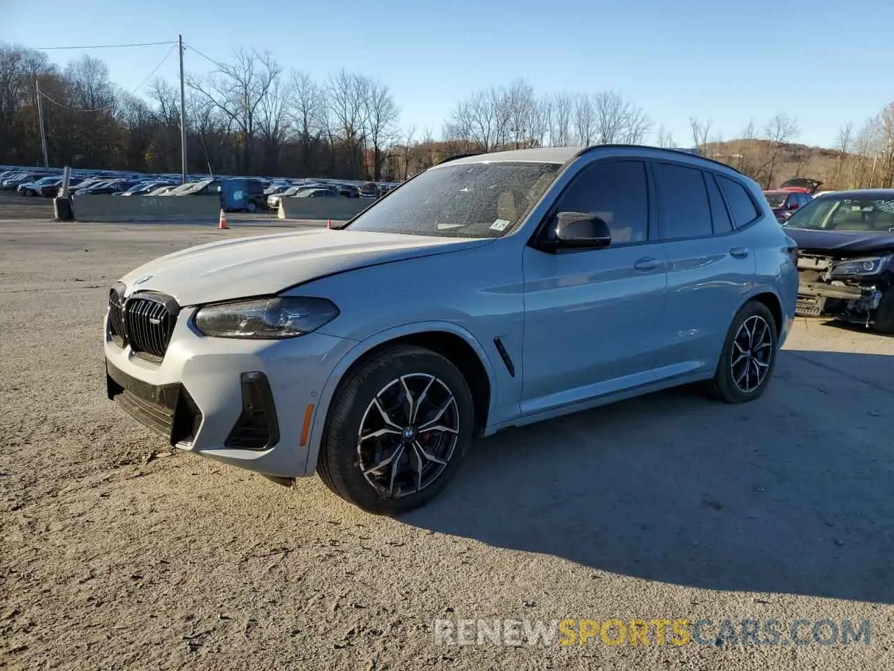 1 Photograph of a damaged car 5UX83DP01R9W60188 BMW X3 M40I 2024