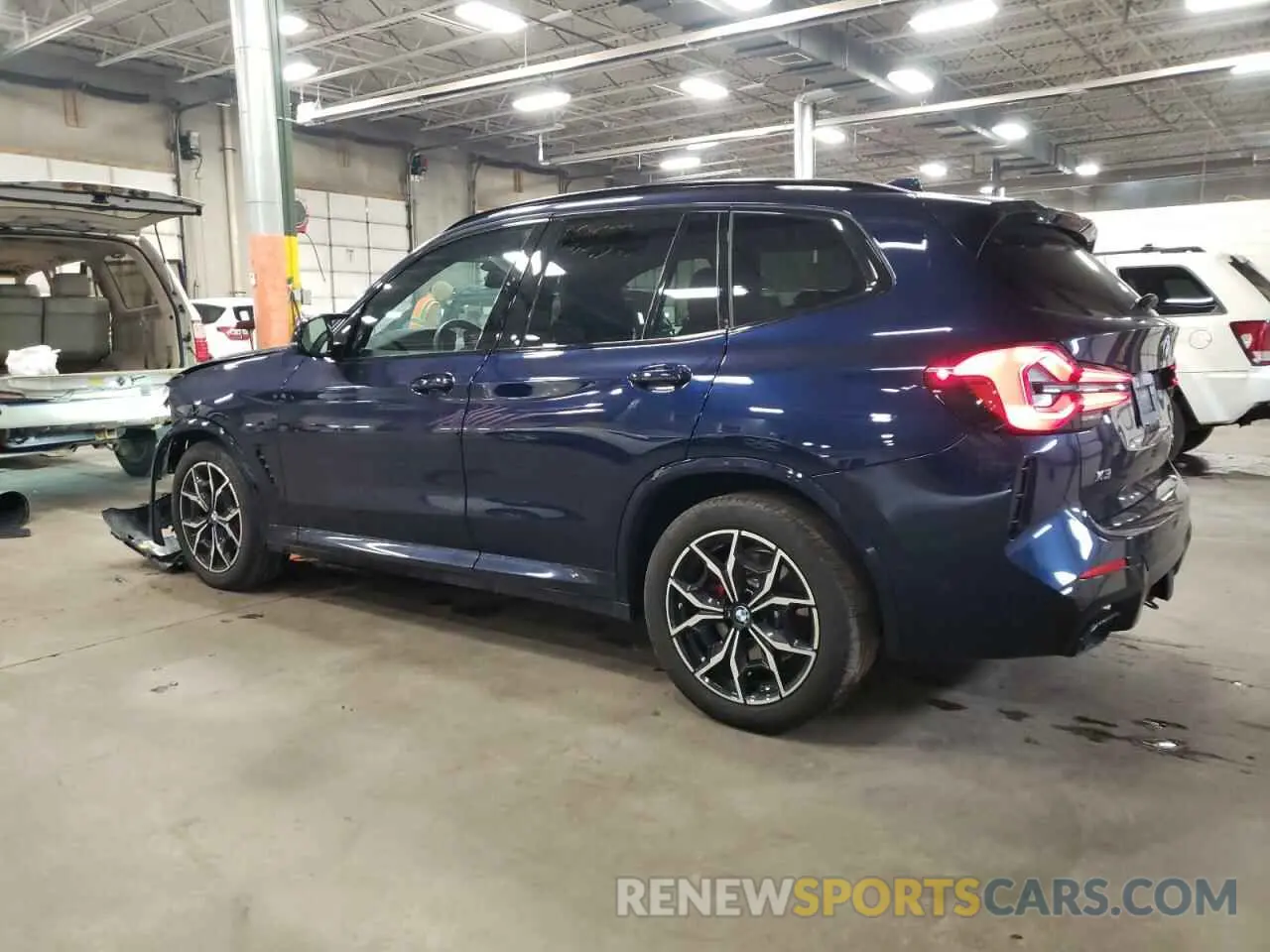2 Photograph of a damaged car 5UX83DP03R9U53169 BMW X3 M40I 2024