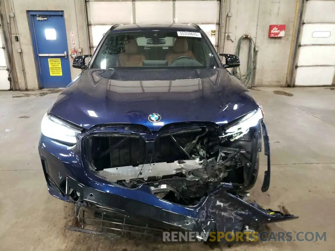 5 Photograph of a damaged car 5UX83DP03R9U53169 BMW X3 M40I 2024