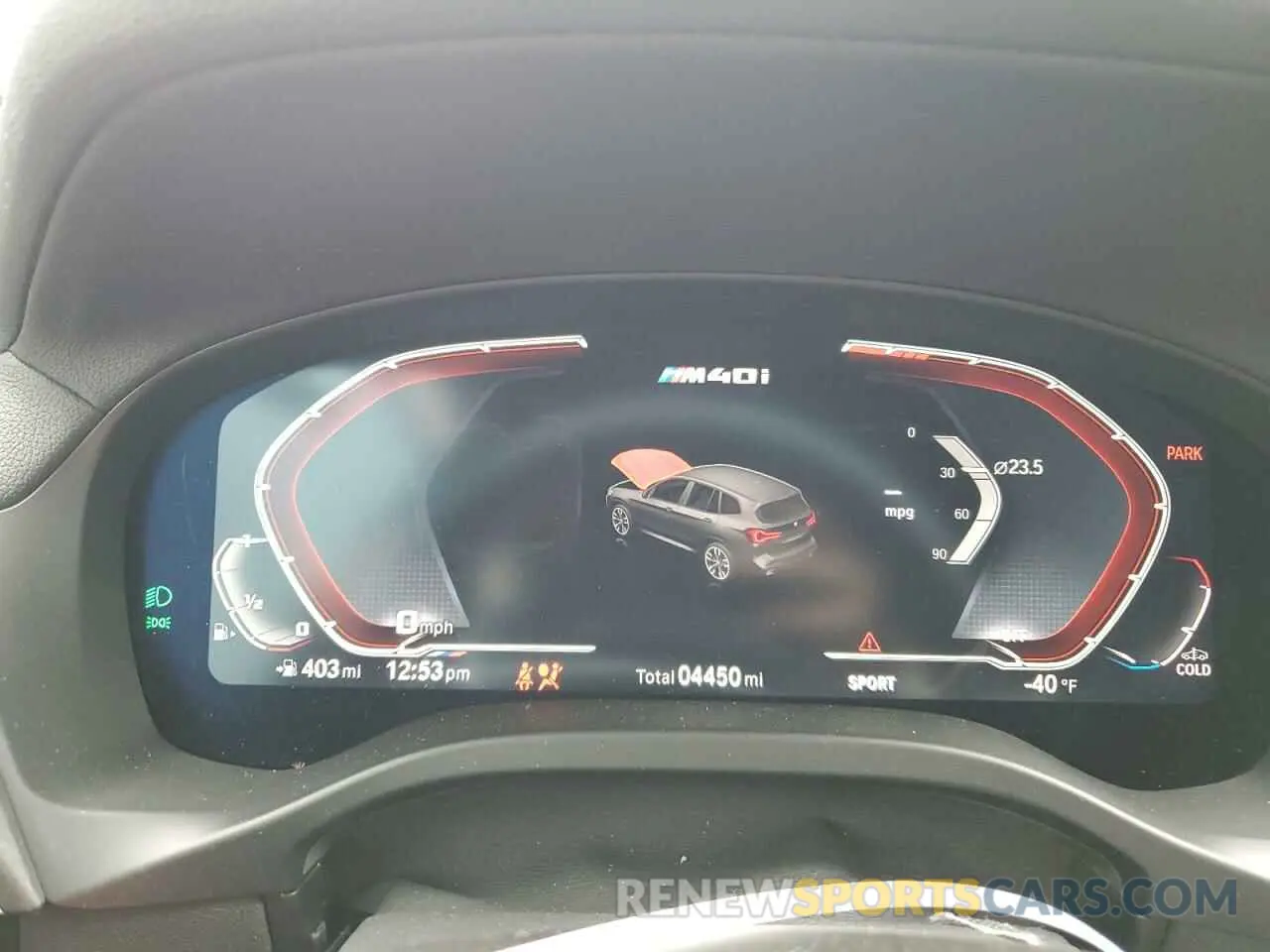 9 Photograph of a damaged car 5UX83DP05R9U77568 BMW X3 M40I 2024