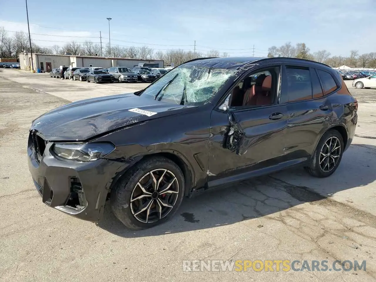 1 Photograph of a damaged car 5UX83DP05R9V58683 BMW X3 M40I 2024
