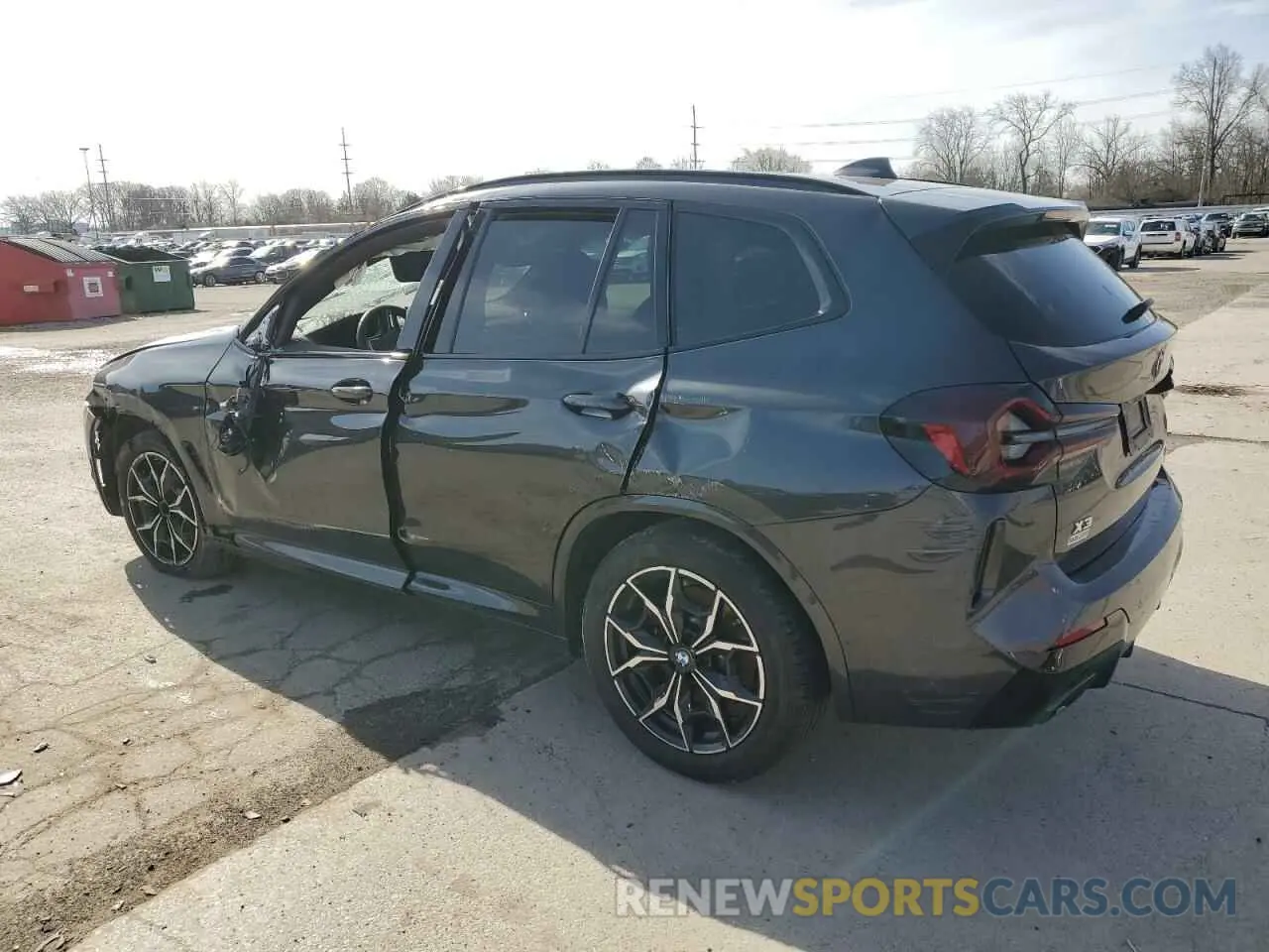 2 Photograph of a damaged car 5UX83DP05R9V58683 BMW X3 M40I 2024