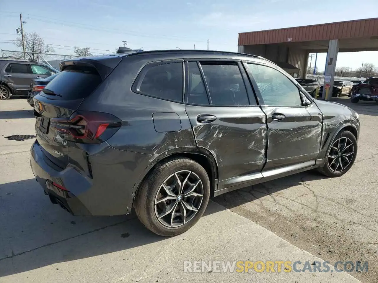 3 Photograph of a damaged car 5UX83DP05R9V58683 BMW X3 M40I 2024