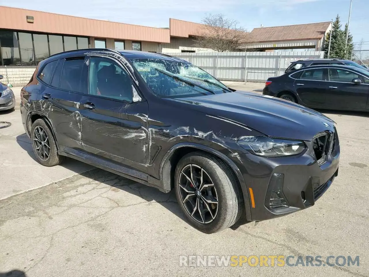 4 Photograph of a damaged car 5UX83DP05R9V58683 BMW X3 M40I 2024
