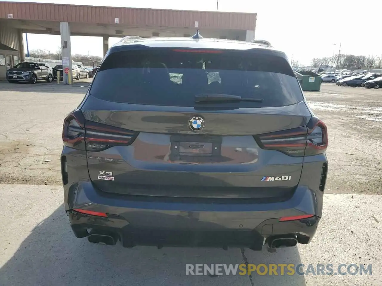 6 Photograph of a damaged car 5UX83DP05R9V58683 BMW X3 M40I 2024