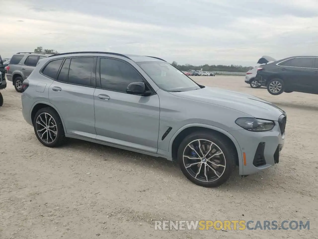 4 Photograph of a damaged car 5UX83DP08R9U82859 BMW X3 M40I 2024