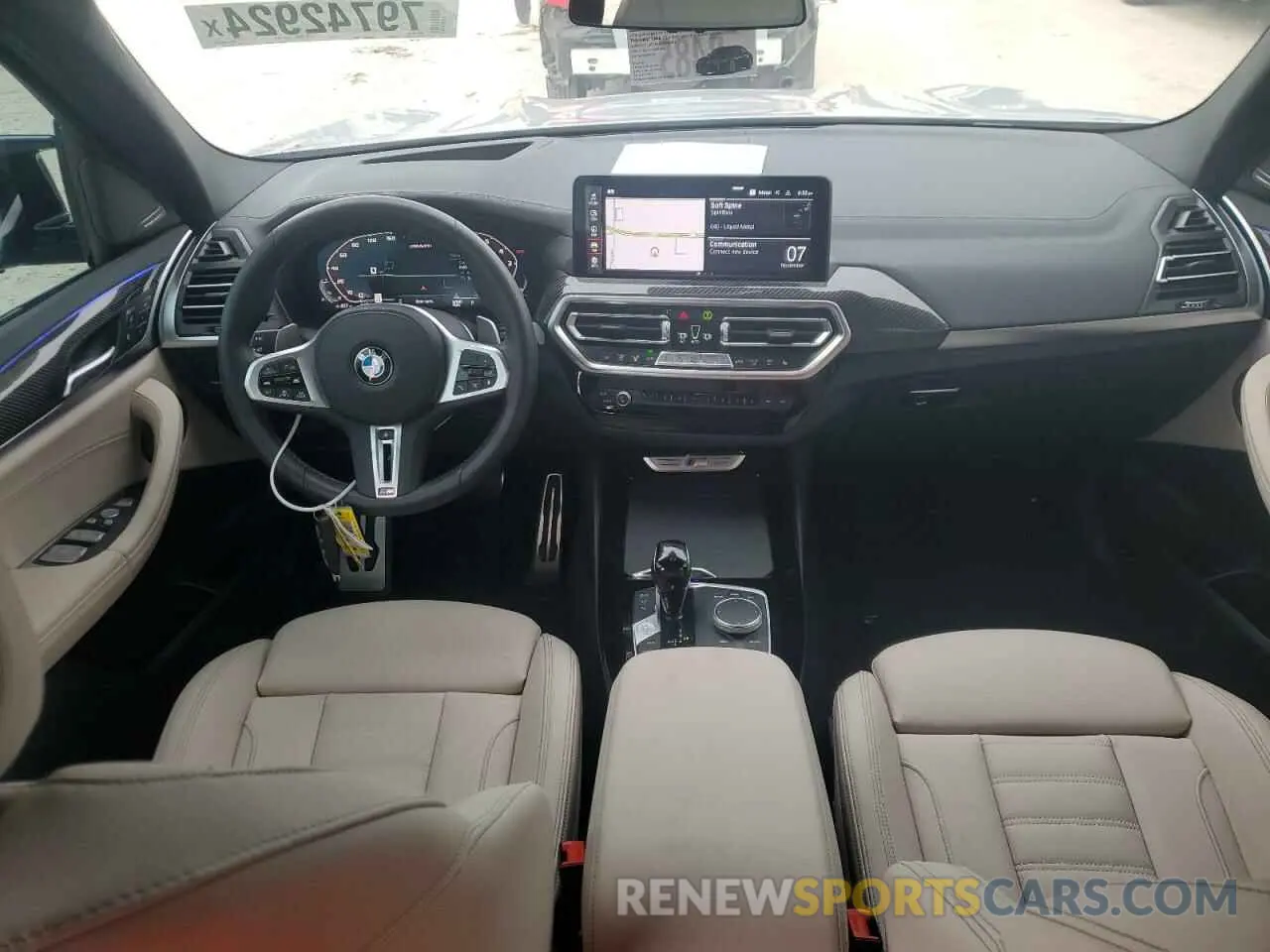 8 Photograph of a damaged car 5UX83DP08R9U82859 BMW X3 M40I 2024