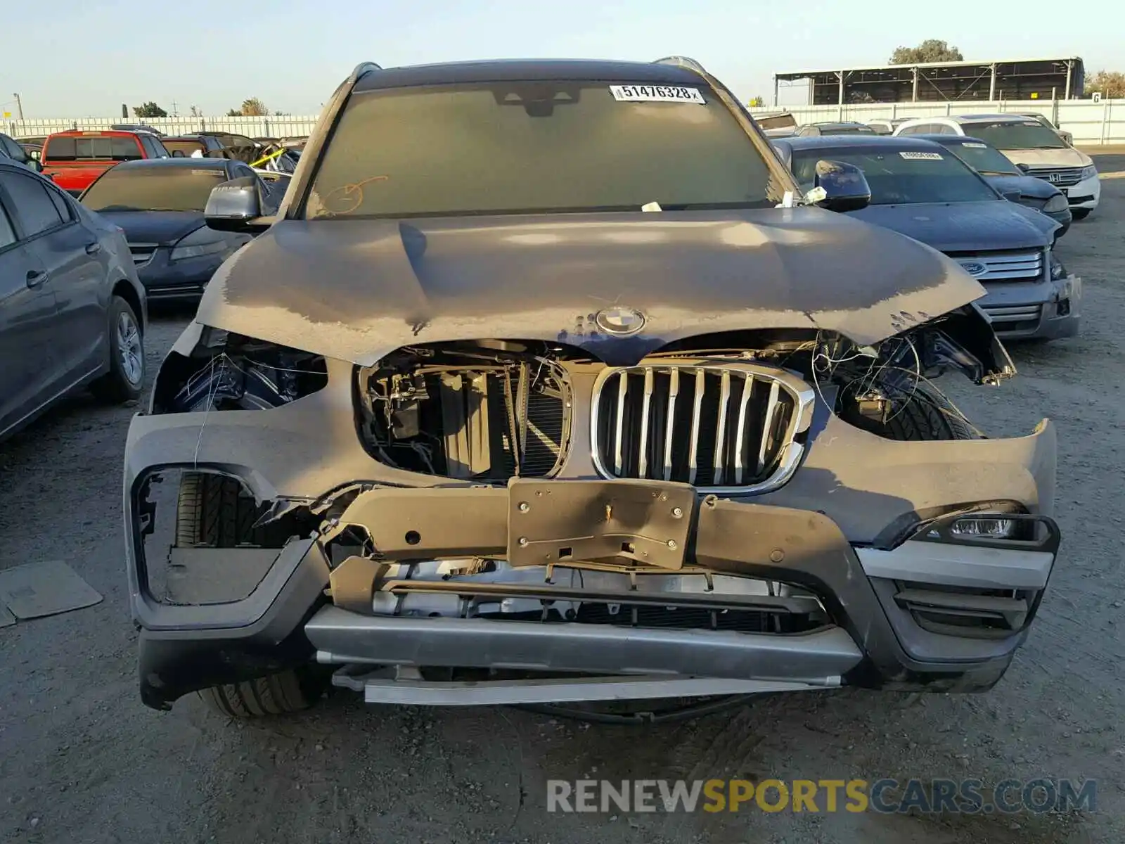 9 Photograph of a damaged car 5UXTR7C50KLF25243 BMW X3 SDRIVE3 2019