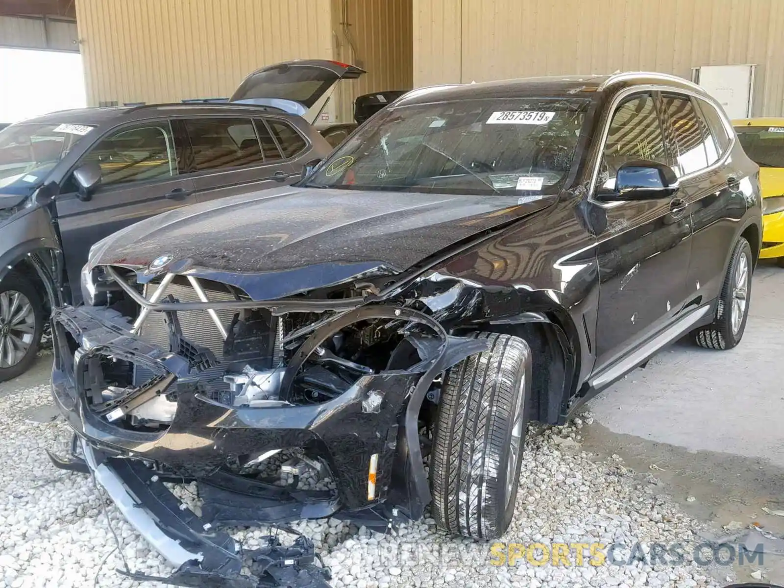 2 Photograph of a damaged car 5UXTR7C51KLF29270 BMW X3 SDRIVE3 2019