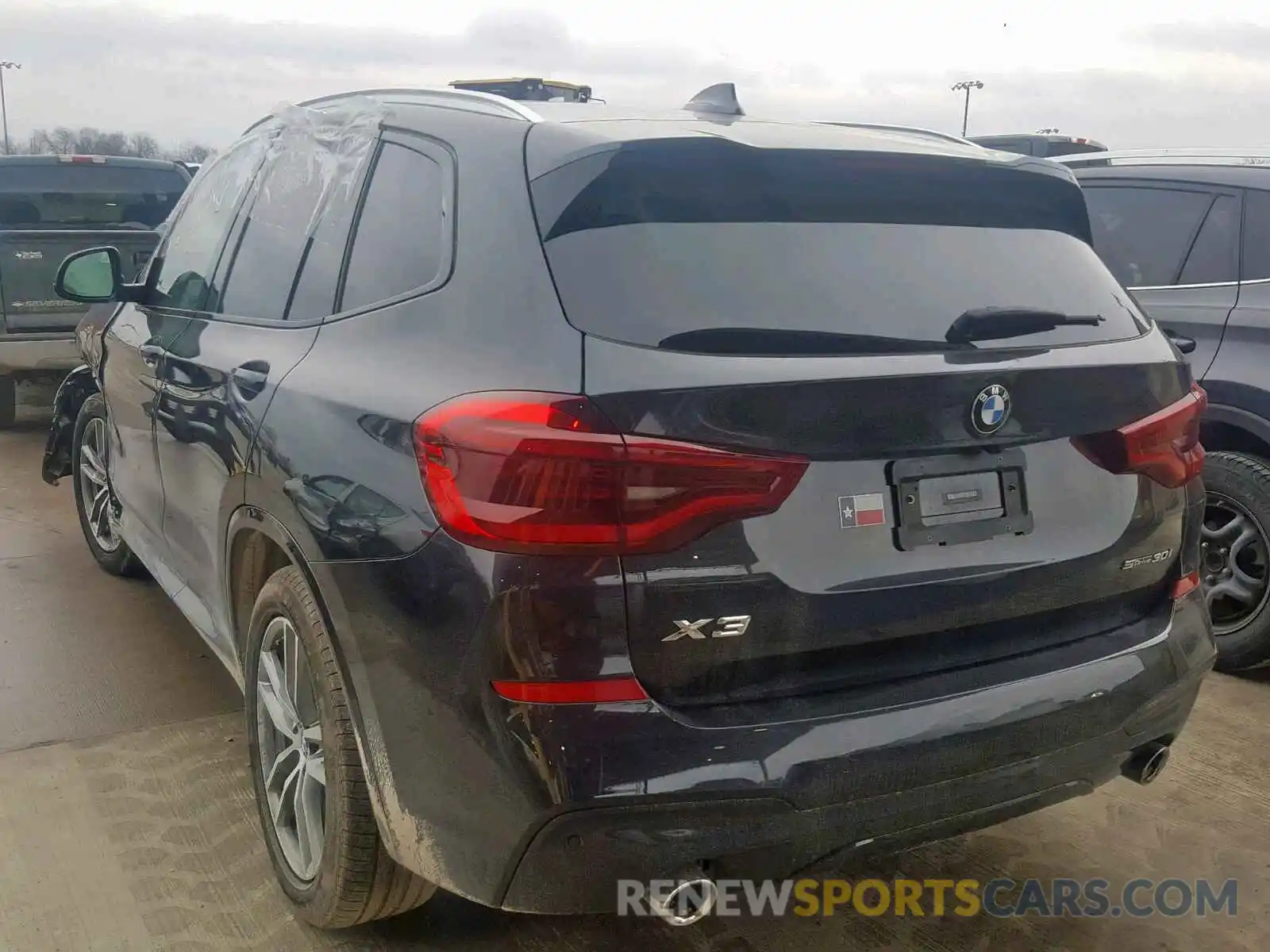 3 Photograph of a damaged car 5UXTR7C52KLF27575 BMW X3 SDRIVE3 2019