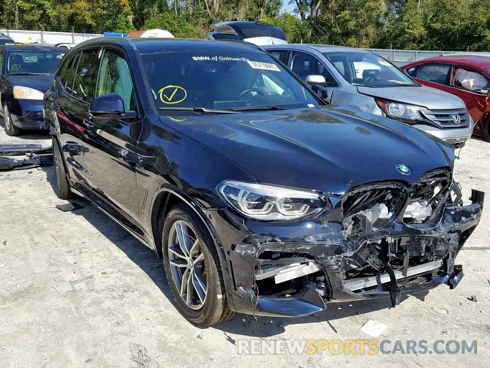 1 Photograph of a damaged car 5UXTR7C54KLE88942 BMW X3 SDRIVE3 2019