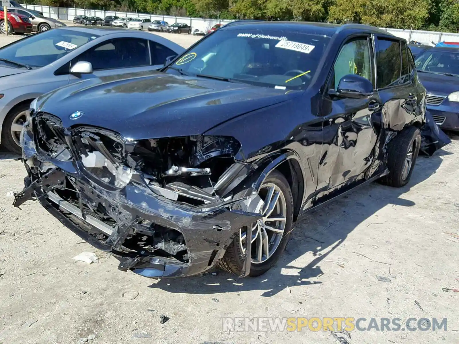 2 Photograph of a damaged car 5UXTR7C54KLE88942 BMW X3 SDRIVE3 2019