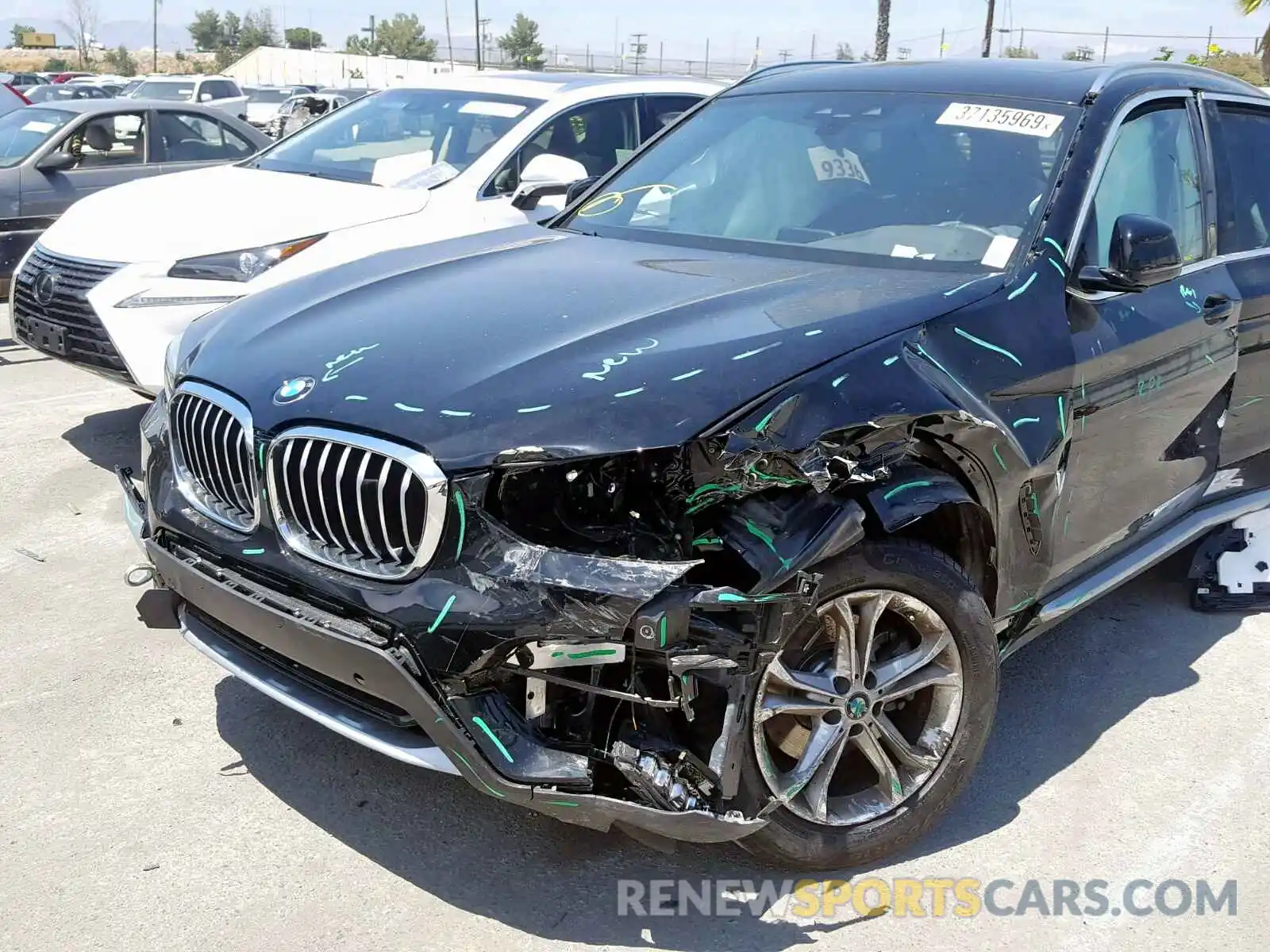 9 Photograph of a damaged car 5UXTR7C54KLF32308 BMW X3 SDRIVE3 2019