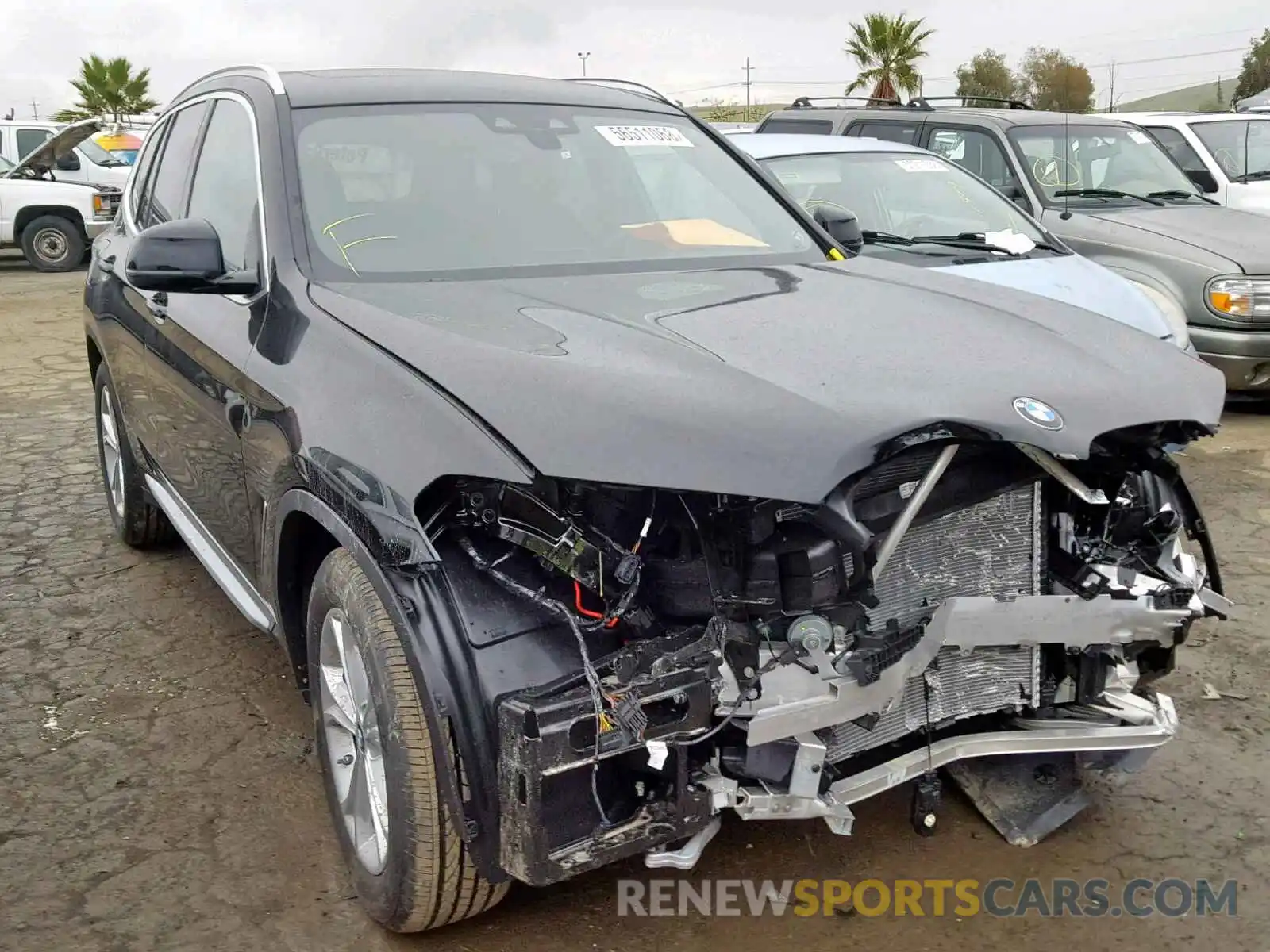 1 Photograph of a damaged car 5UXTR7C55KLF26128 BMW X3 SDRIVE3 2019