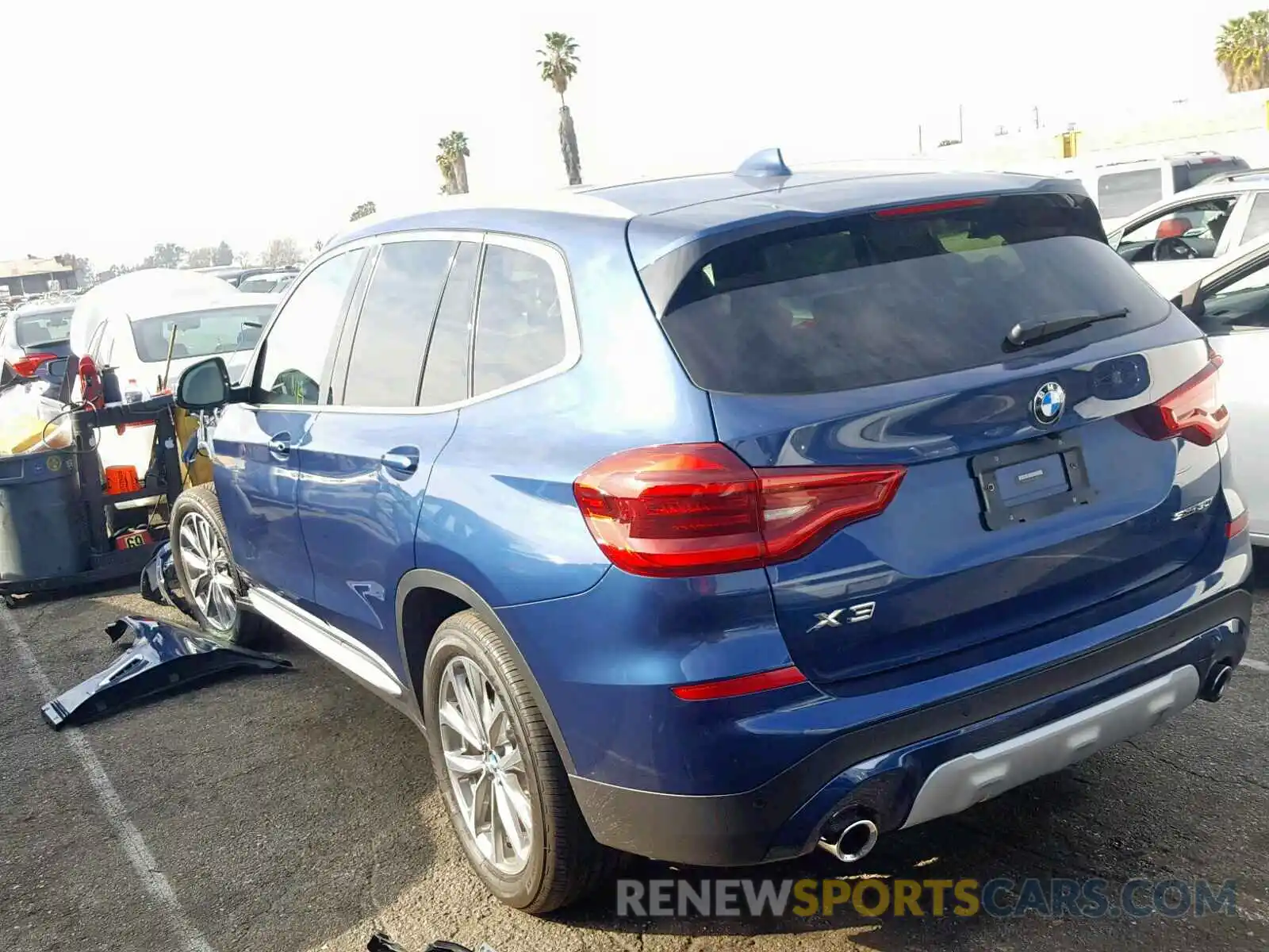 3 Photograph of a damaged car 5UXTR7C56KLE97593 BMW X3 SDRIVE3 2019