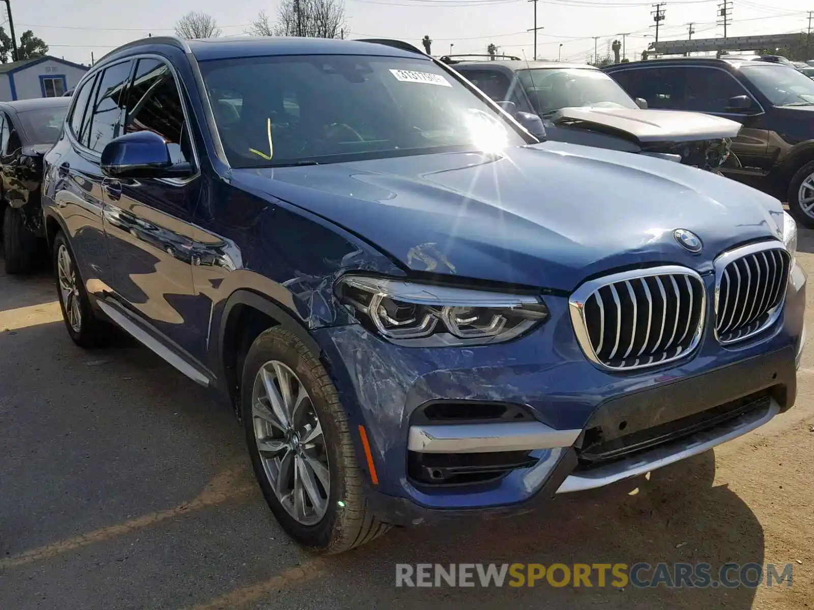 1 Photograph of a damaged car 5UXTR7C56KLF31645 BMW X3 SDRIVE3 2019