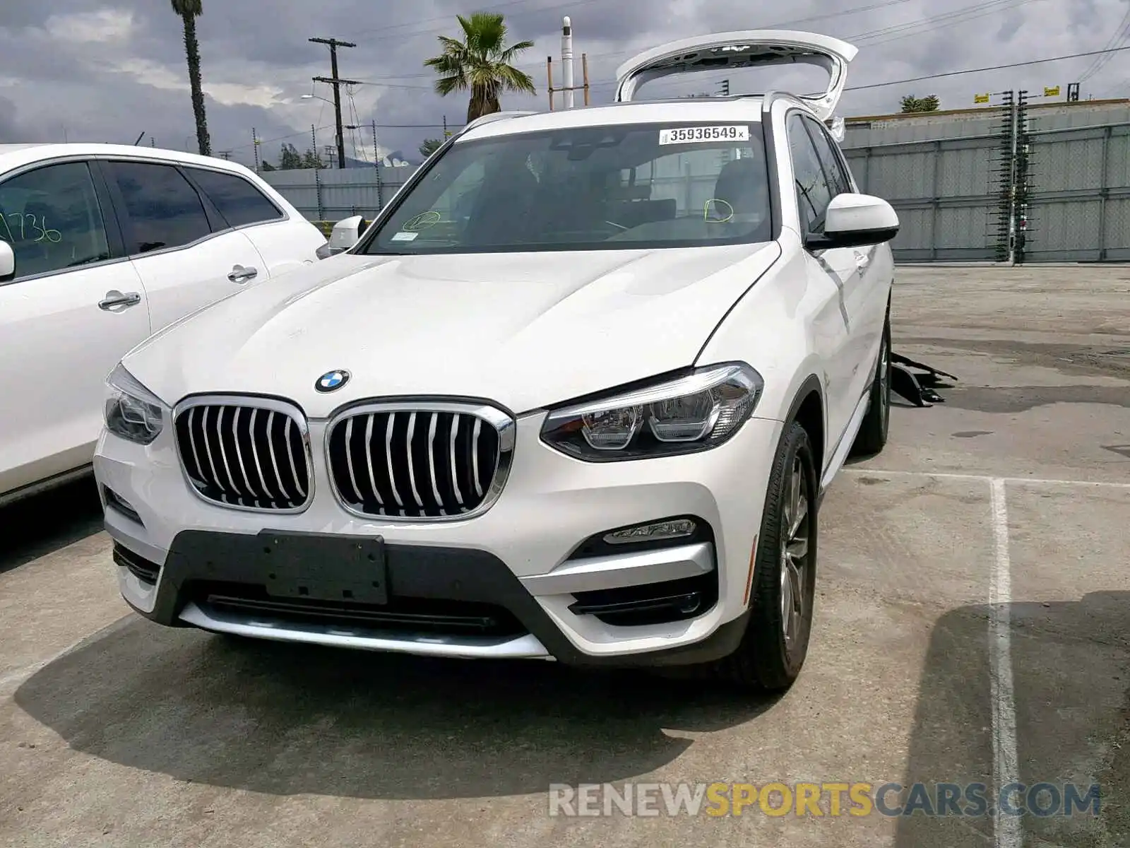 2 Photograph of a damaged car 5UXTR7C56KLF32892 BMW X3 SDRIVE3 2019