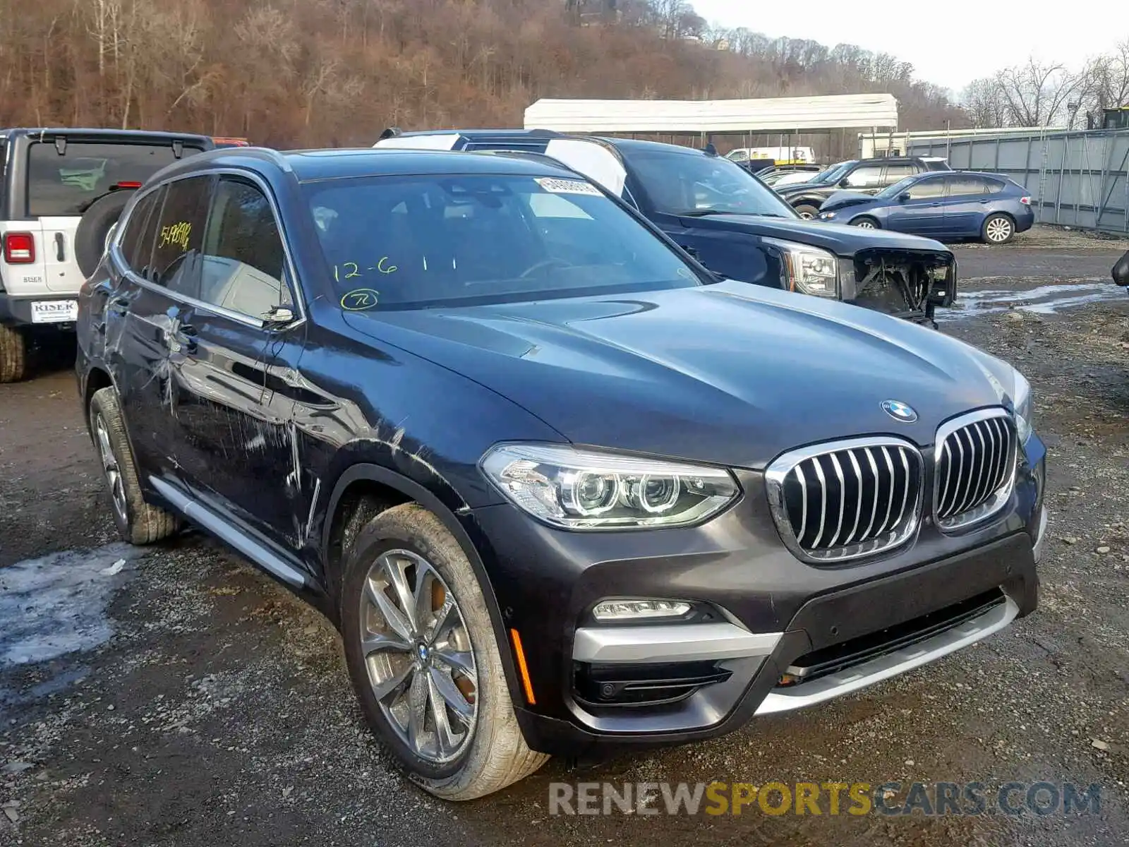 1 Photograph of a damaged car 5UXTR7C57KLA48309 BMW X3 SDRIVE3 2019