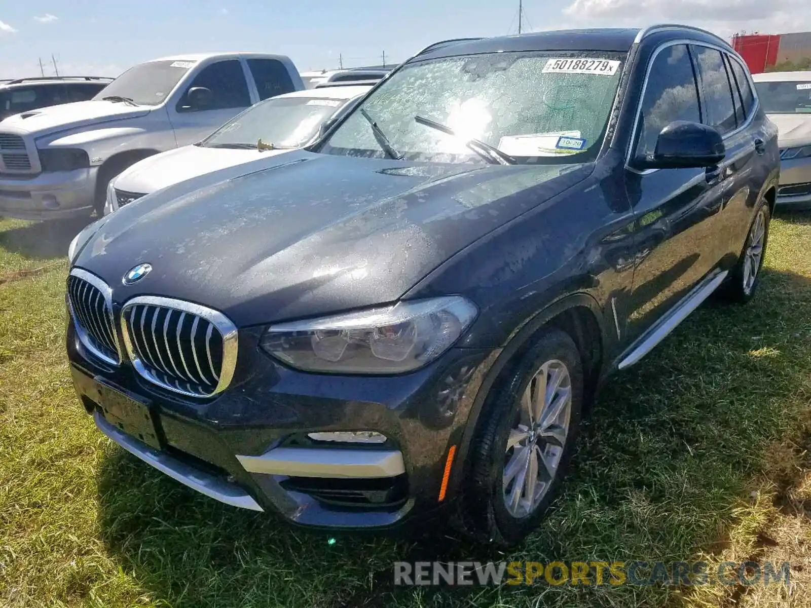 2 Photograph of a damaged car 5UXTR7C57KLE98851 BMW X3 SDRIVE3 2019