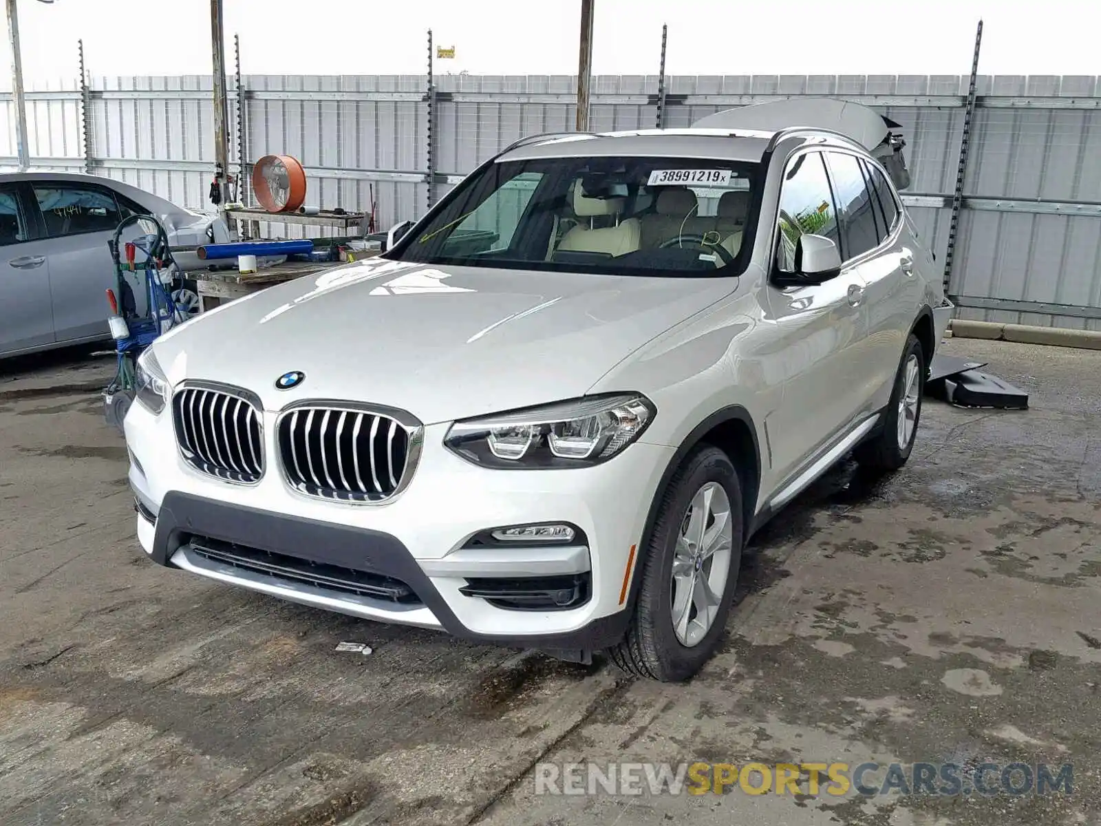 2 Photograph of a damaged car 5UXTR7C57KLF28544 BMW X3 SDRIVE3 2019