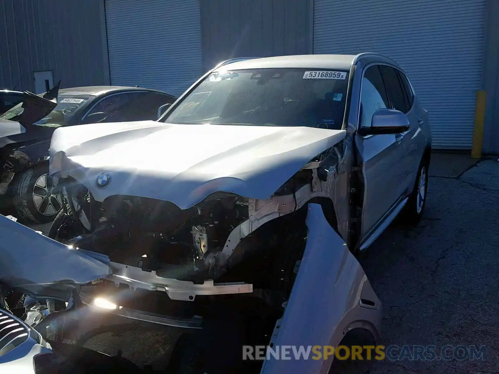 2 Photograph of a damaged car 5UXTR7C58KLF29878 BMW X3 SDRIVE3 2019