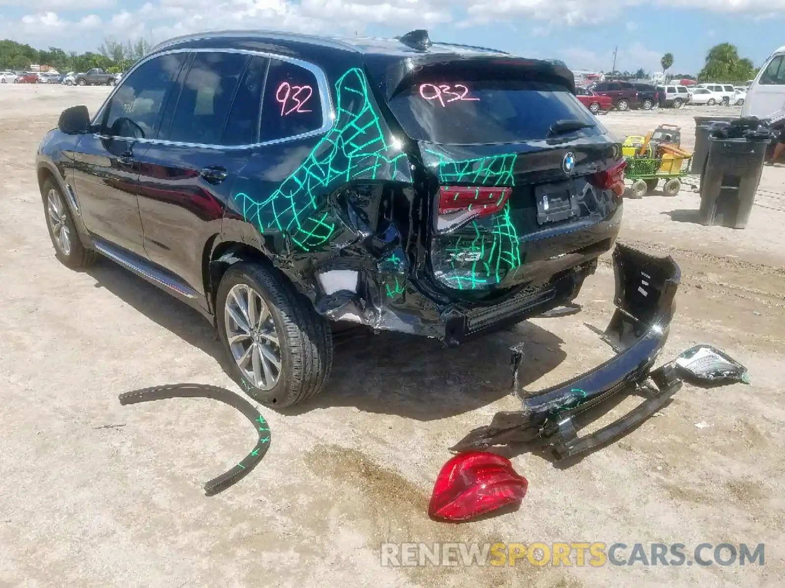 3 Photograph of a damaged car 5UXTR7C58KLF36555 BMW X3 SDRIVE3 2019