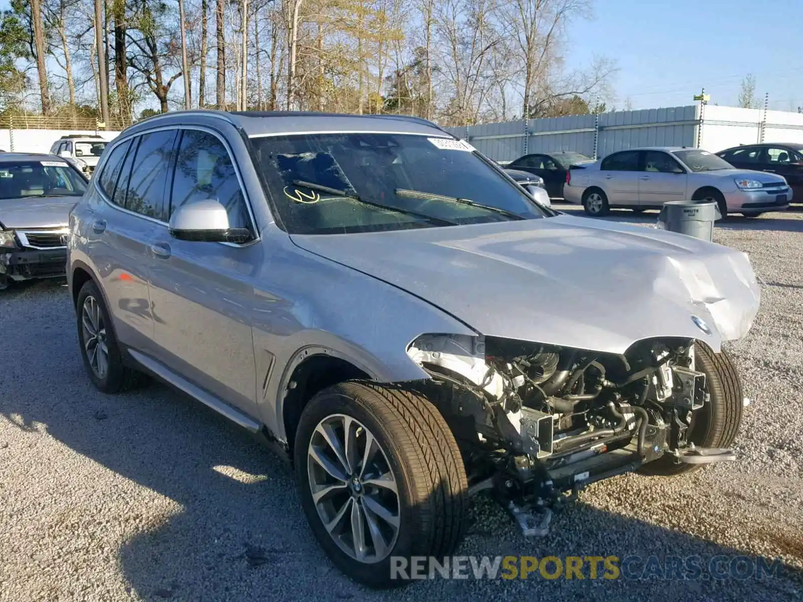 1 Photograph of a damaged car 5UXTR7C59KLF25290 BMW X3 SDRIVE3 2019