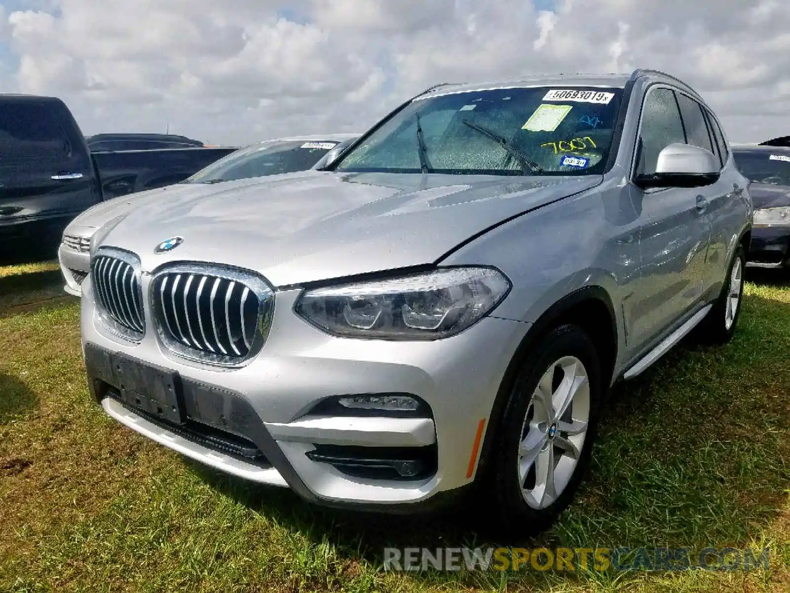 2 Photograph of a damaged car 5UXTR7C59KLF27007 BMW X3 SDRIVE3 2019