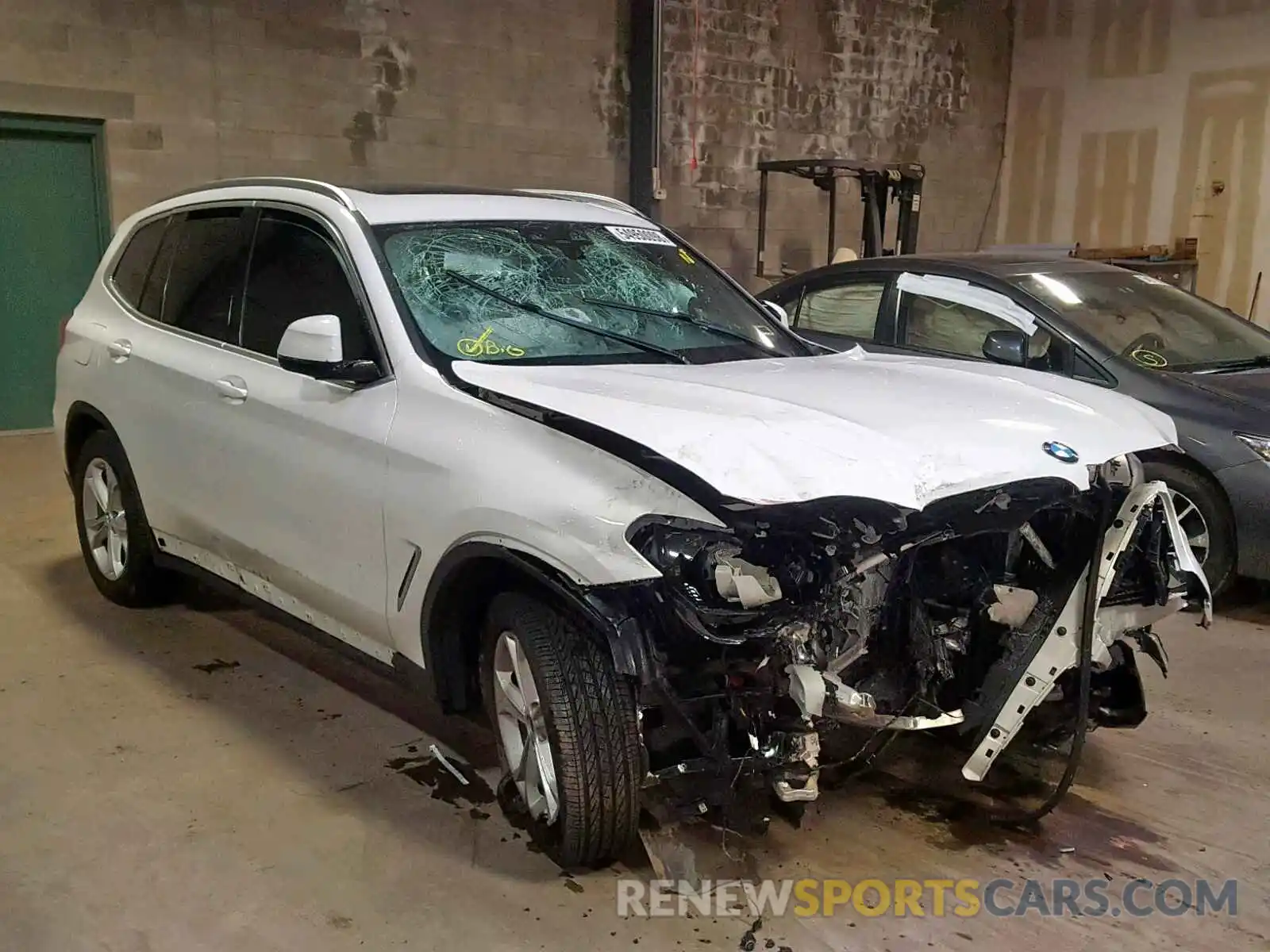 1 Photograph of a damaged car 5UXTR7C59KLF27038 BMW X3 SDRIVE3 2019