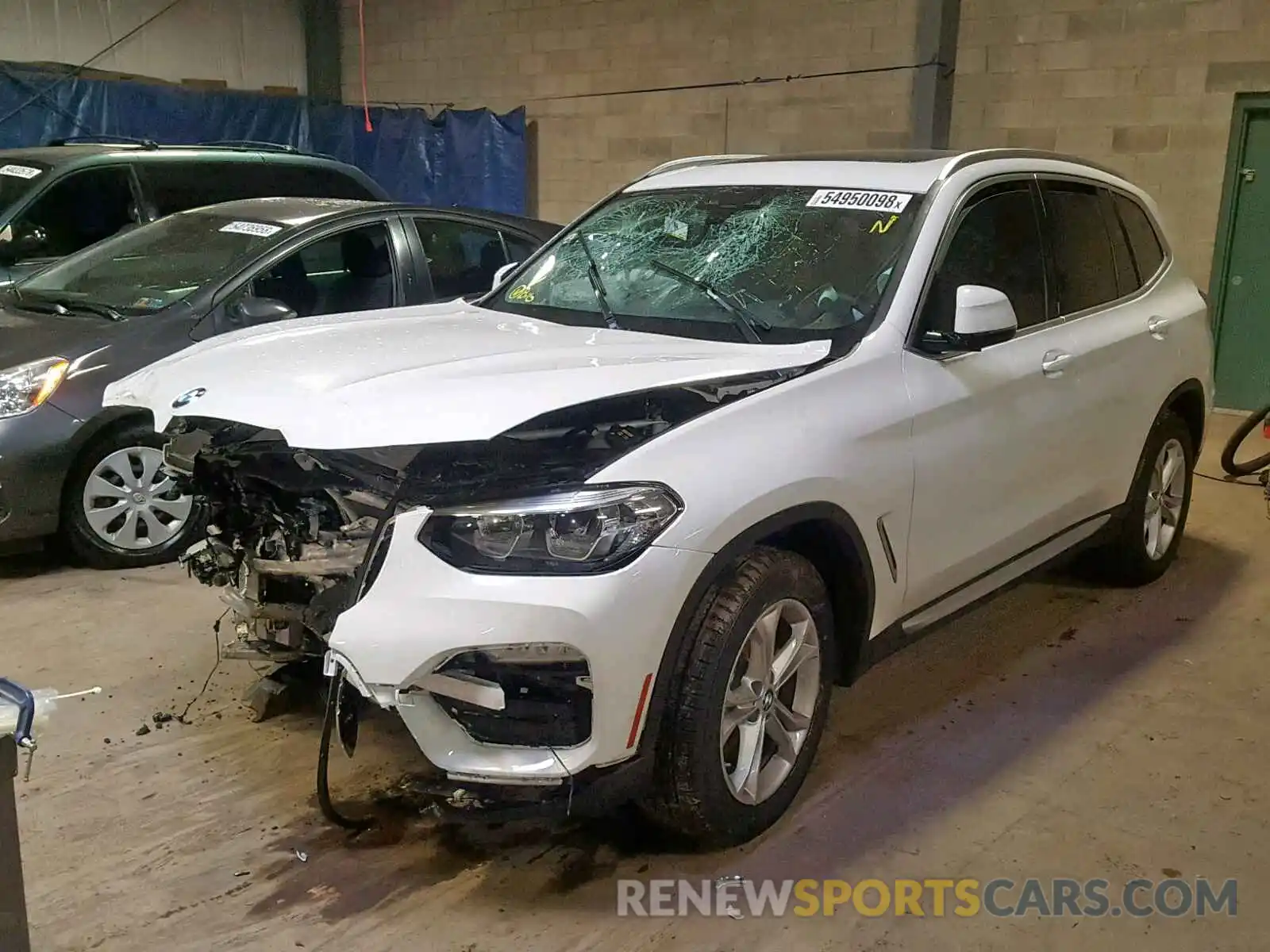 2 Photograph of a damaged car 5UXTR7C59KLF27038 BMW X3 SDRIVE3 2019