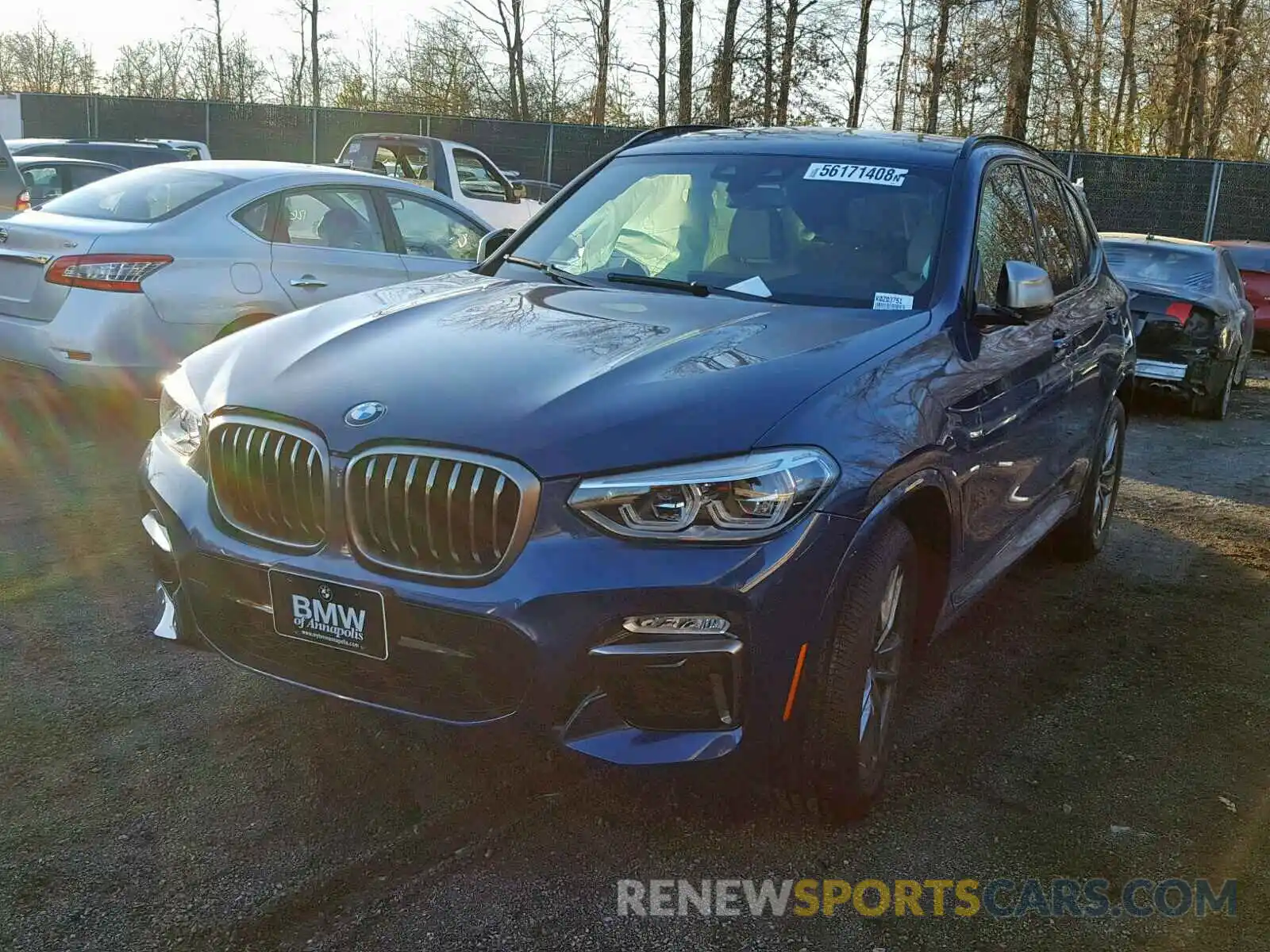 2 Photograph of a damaged car 5UXTS3C59K0Z03751 BMW X3 XDRIVEM 2019