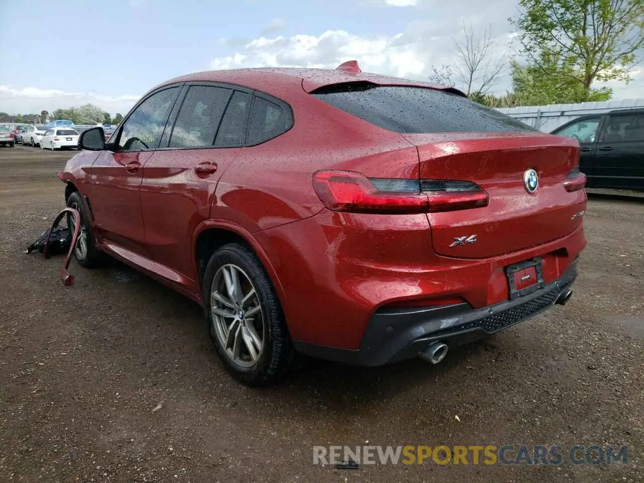 3 Photograph of a damaged car 5UXUJ3C50KLG51980 BMW X4 2019