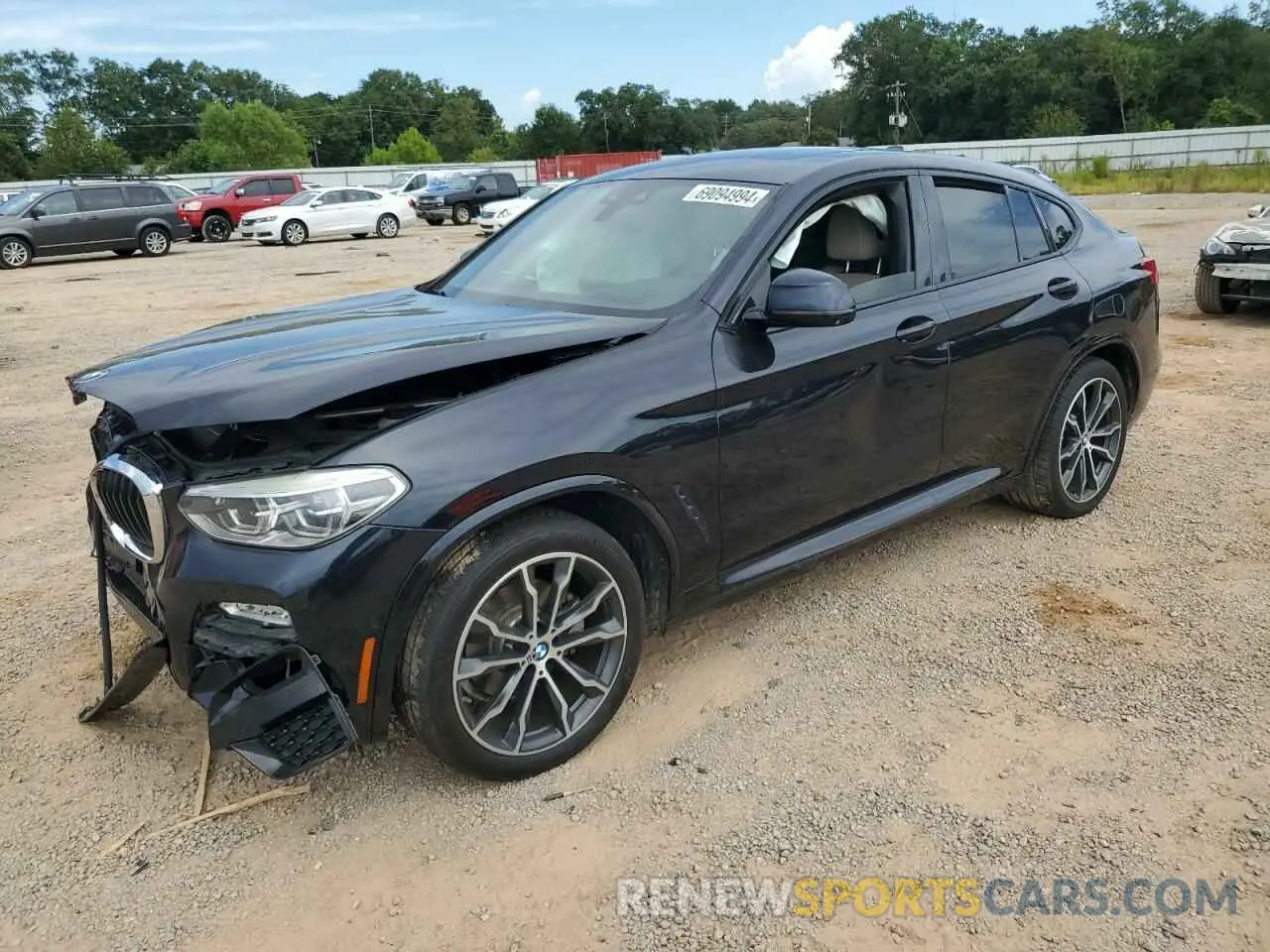 1 Photograph of a damaged car 5UXUJ3C51KLA58600 BMW X4 2019
